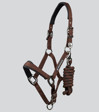 Load image into Gallery viewer, Premier Equine Corda Padded Headcollar with Leadrope