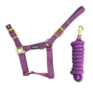 Cameo Supreme Headcollar & Leadrope Set