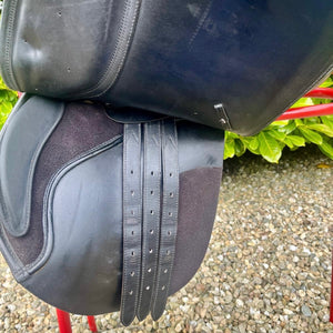Bates Caprilli 17.5” Black Adjustable Jump Saddle