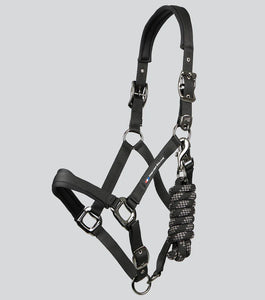 Premier Equine Corda Padded Headcollar with Leadrope