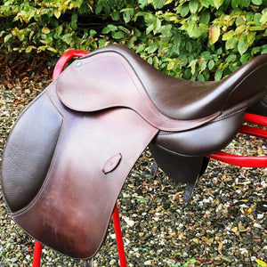 Bates Arena 17.5” Brown Adjustable Cob AP Saddle
