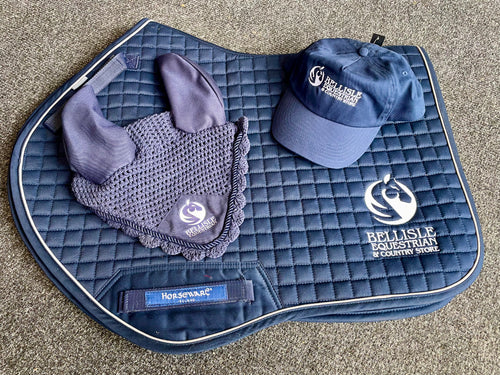 Bellisle Logo Saddlepad & Matching Ears (Free Cap)