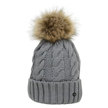 Load image into Gallery viewer, HY Melrose Cable Knit Bobble Hat