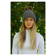 Load image into Gallery viewer, HY Melrose Cable Knit Bobble Hat