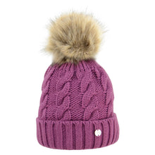 Load image into Gallery viewer, HY Melrose Cable Knit Bobble Hat