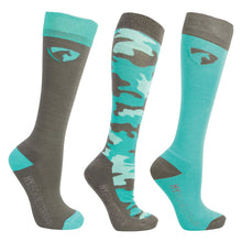 Load image into Gallery viewer, Hy Equestrian Kids DynaForce Socks (Pack of 3)