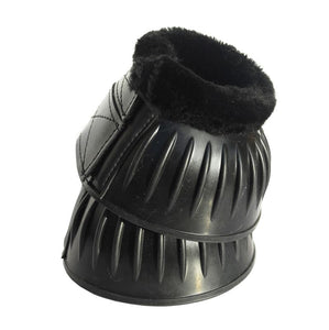 Rhinegold Fleece Trim Flexi Rubber Overreach Boots