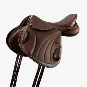 Premier Equine Deauville 17.5” Black Leather Adjustable Monoflap Saddle