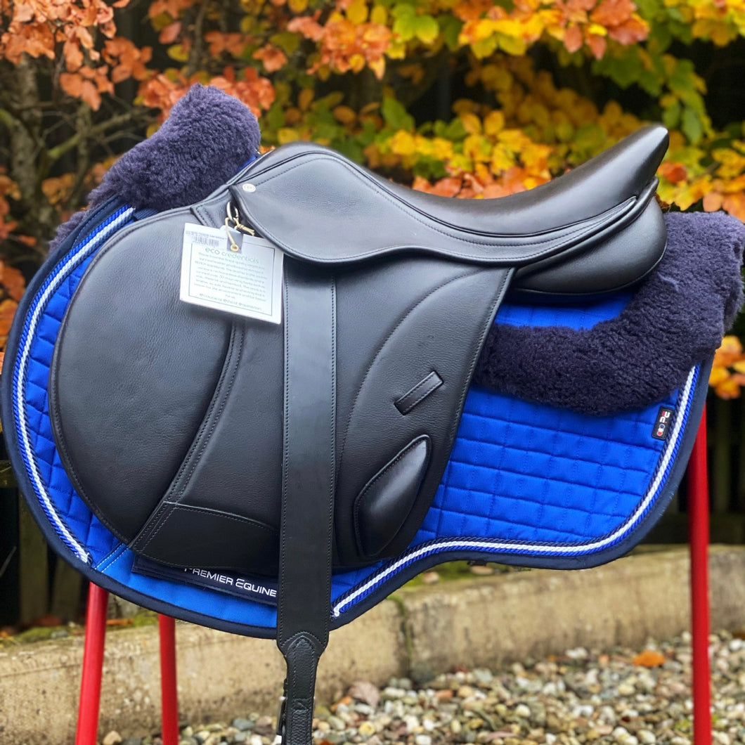 EcoRider Freedom 17.5” Black Adjustable Jump Saddle