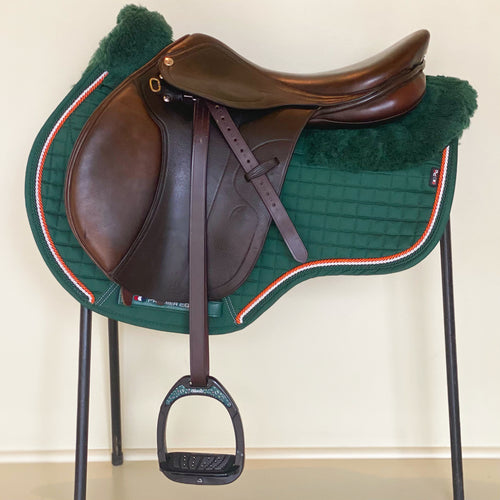 Pessoa Legacy XP3 17.5” Brown Adjustable Jump Saddle