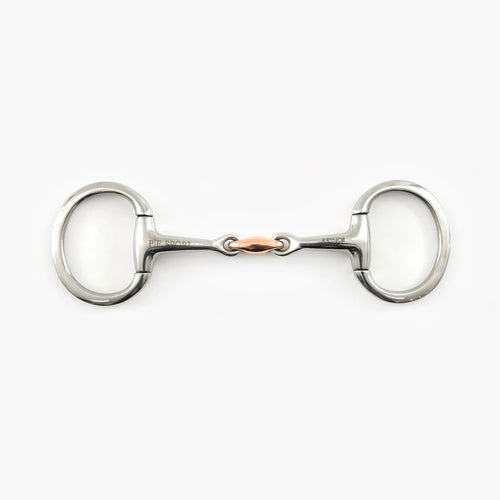 Eggbutt Snaffle with Copper Lozenge