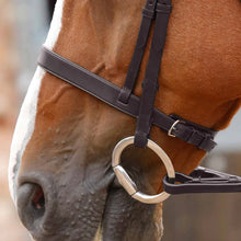 Load image into Gallery viewer, Jointed Flat Ring Eggbutt Snaffle