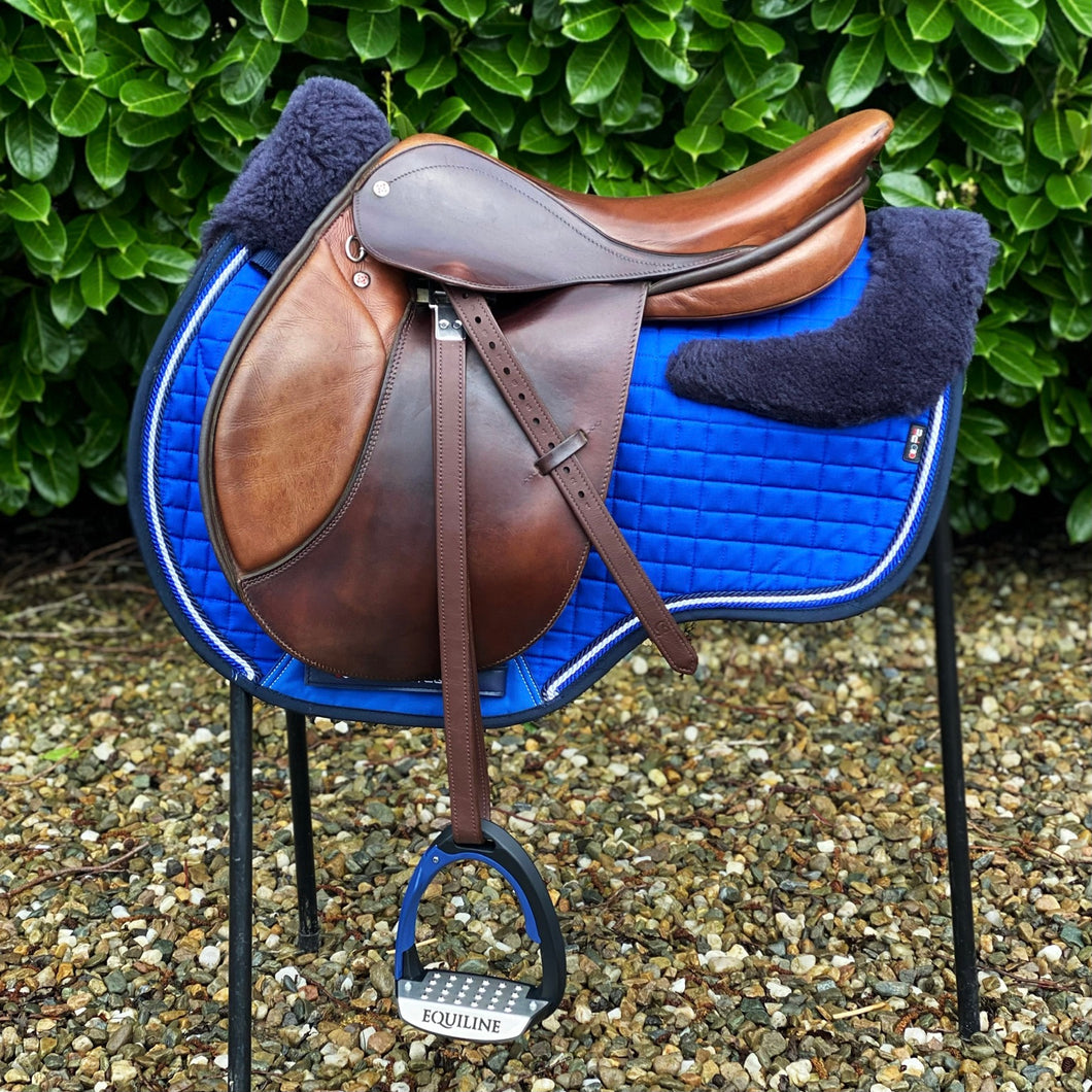 Lemetex Alpina 17.5” Brown Jump Saddle