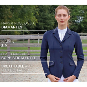 HY Equestrian Roka Rose Gold Competition Jacket