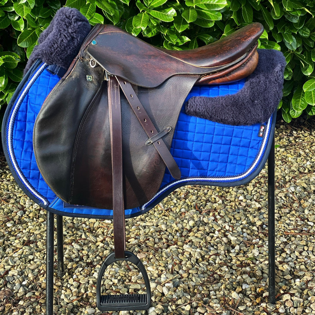 Stubben Siegfried 17.5” Brown Jump Saddle