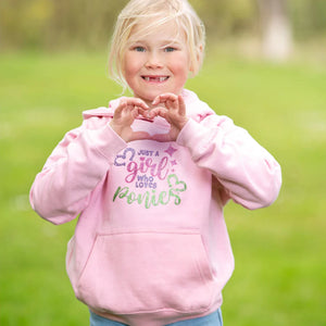 British Country Collection Just a Girl Hoodie