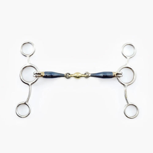 Tom Thumb Blue Sweet Iron with Brass Alloy Lozenge Bit