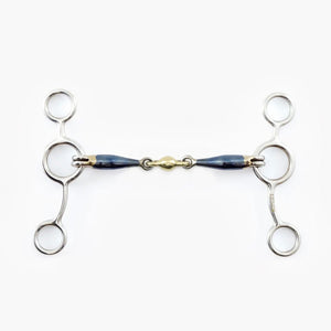 Tom Thumb Blue Sweet Iron with Brass Alloy Lozenge Bit