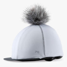 Load image into Gallery viewer, Premier Equine Hat Silk with Faux Fur Pom Pom