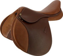 Load image into Gallery viewer, Eric Thomas ‘Fitter’ Jump Saddle Grained Leather