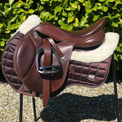 Bates Caprilli 17.5” Brown Adjustable Jump Saddle
