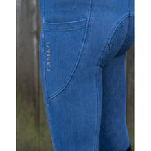 Load image into Gallery viewer, Cameo Ladies Full Seat Denim Riding Tights