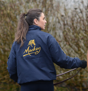 Mackey Navy Unisex Blouson Jacket