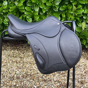 EcoRider Freedom 17.5” Black Adjustable Jump Saddle