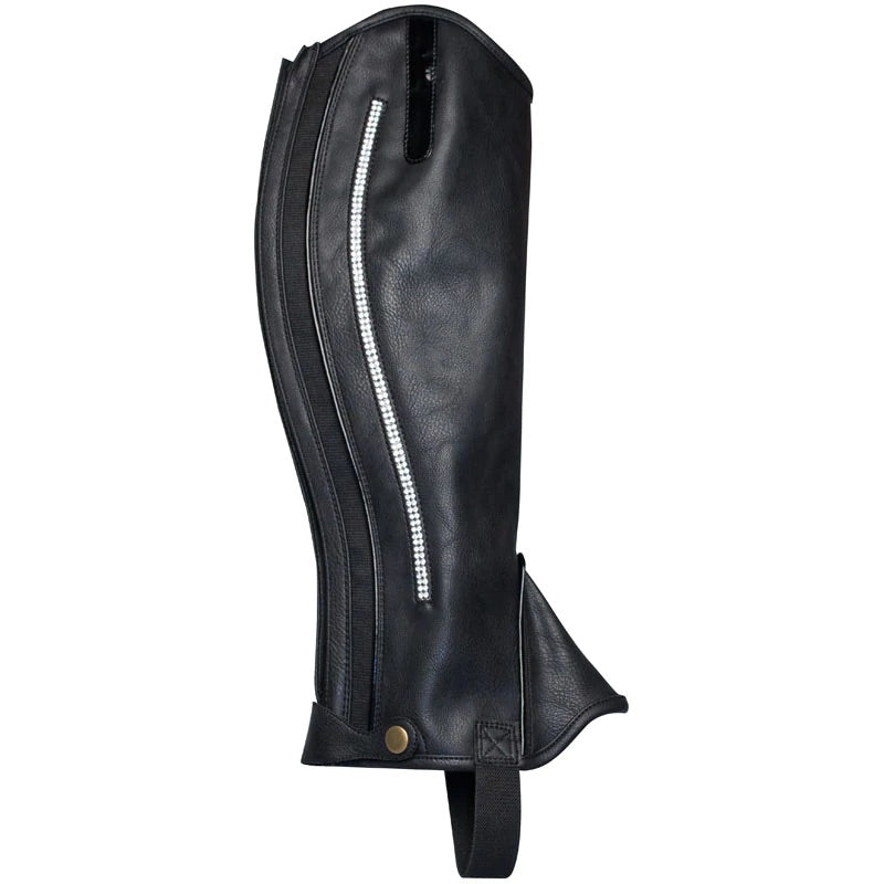Imperial Riding Crystal Synthetic Leather Half Chaps