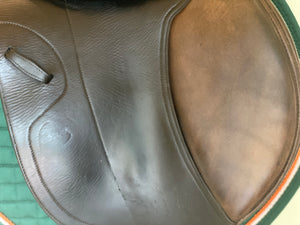 Pessoa Legacy XP3 17.5” Brown Adjustable Jump Saddle