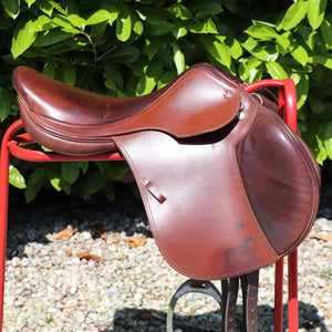 Prestige Eventing 18” Tobacco Brown Jump Saddle
