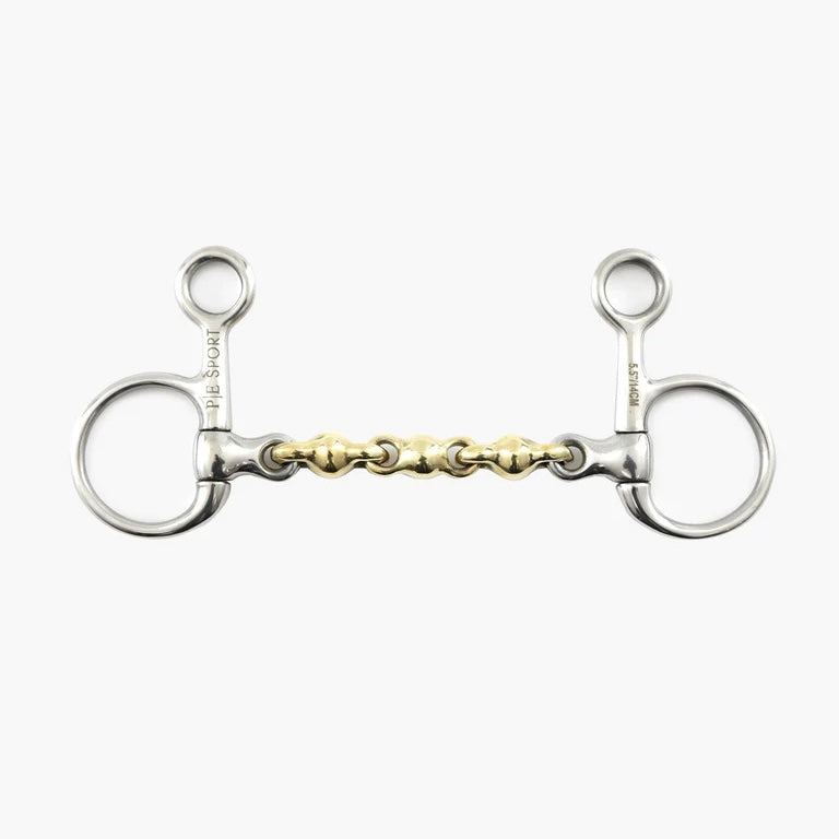Hanging Cheek Brass Alloy with Waterford Mouth Bit