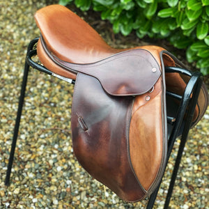 Lemetex Alpina 17.5” Brown Jump Saddle
