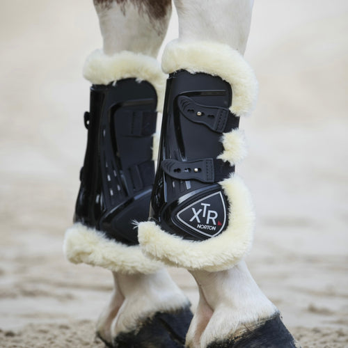 Norton XTR Tendon Boots in Synthetic Sheepskin