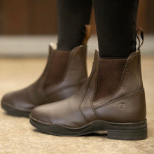 Load image into Gallery viewer, HY Fleece Lined Wax Leather Zip Jod Boot