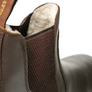 HY Fleece Lined Wax Leather Zip Jod Boot