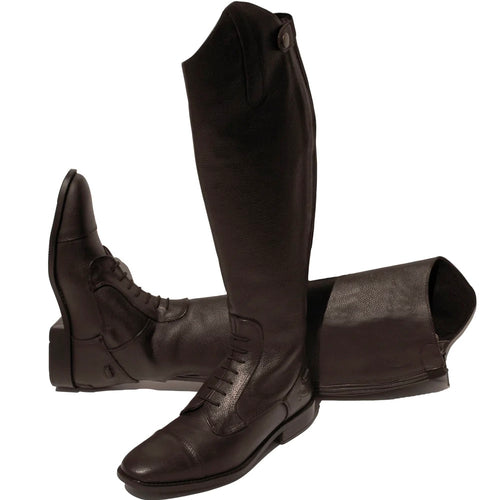 Rhinegold Luxus Leather Riding Boot - Rich Brown