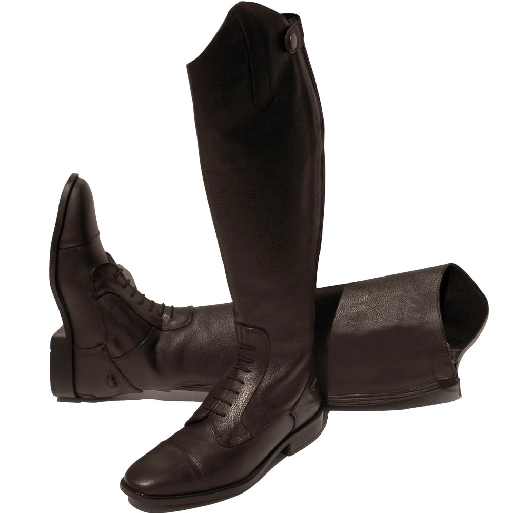 Rhinegold Luxus Leather Riding Boot - Rich Brown