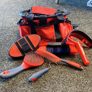 Rhinegold Complete Soft Touch Grooming Bag & Brushes