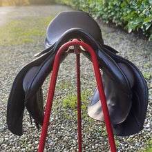 Load image into Gallery viewer, Stubben Genesis 17.5” Brown Jump Saddle