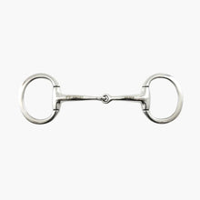 Load image into Gallery viewer, Jointed Flat Ring Eggbutt Snaffle