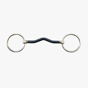 Loose Ring Blue Sweet Iron Mullen Mouth Snaffle Bit