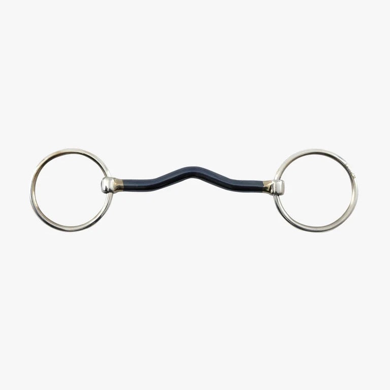 Loose Ring Blue Sweet Iron Mullen Mouth Snaffle Bit