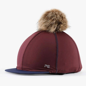 Premier Equine Hat Silk with Faux Fur Pom Pom