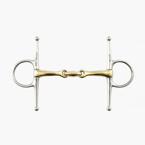 Full Cheek Brass Alloy Snaffle with Lozenge Bit