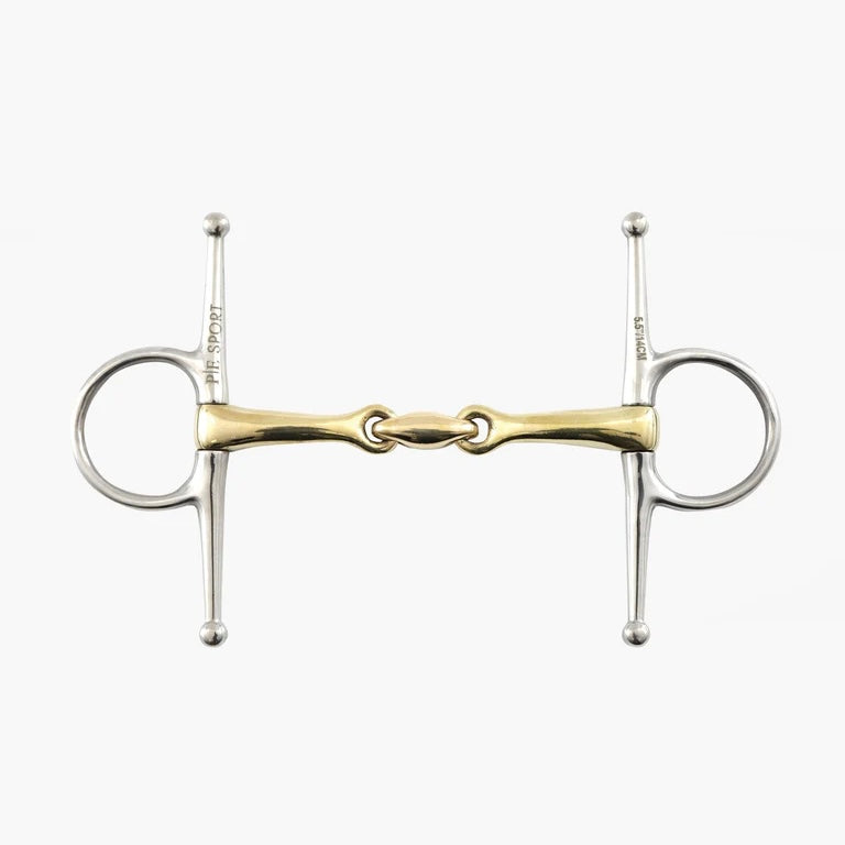 Full Cheek Brass Alloy Snaffle with Lozenge Bit