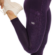 Load image into Gallery viewer, Horseware Monogram Silicone Knee Riding Tights