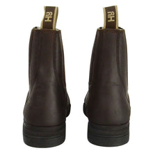 Load image into Gallery viewer, HY Fleece Lined Wax Leather Zip Jod Boot