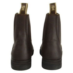 HY Fleece Lined Wax Leather Zip Jod Boot
