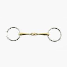 Load image into Gallery viewer, Loose Ring Brass Alloy Snaffle with Lozenge Bit